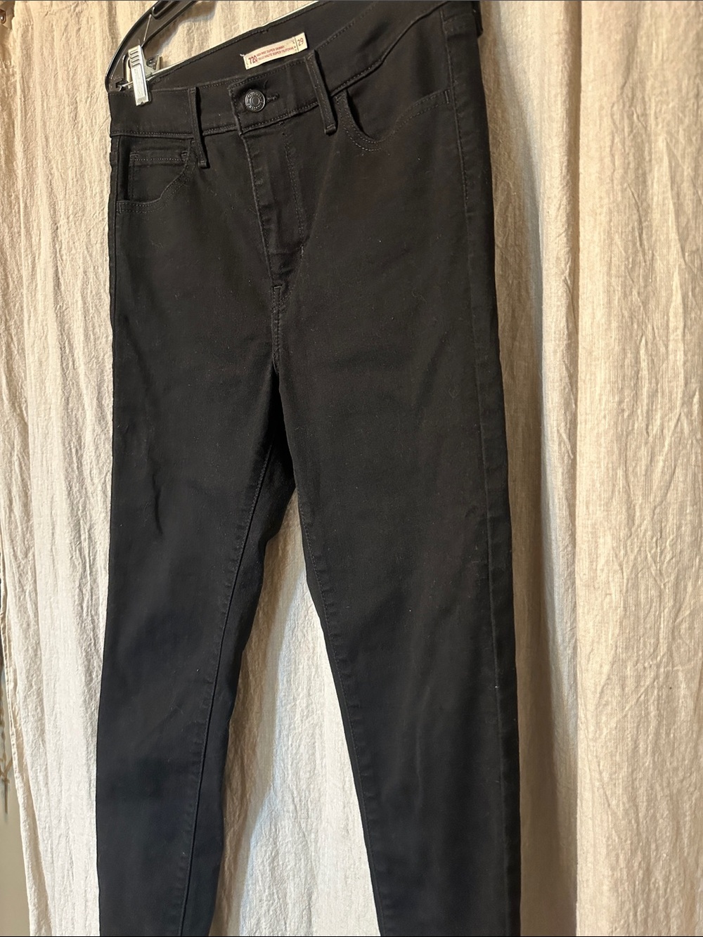 Levi’s Black High Rise Super Skinny Jeans